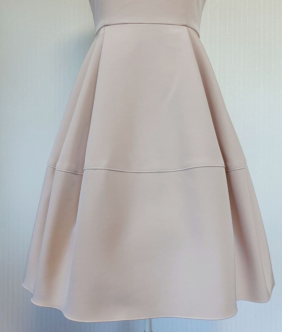 ☆フォクシーニューヨークBaronドレスワンピースピンクベージュ希少42☆