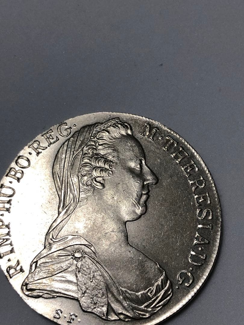 1780年 マリア・テレジア 1ターラー銀貨｜双頭の鷲｜人気の大型貿易銀 美品