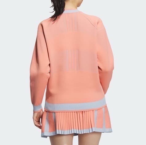 【M】定価41,800円 アディダス ゴルフ セーター&フレアースカート