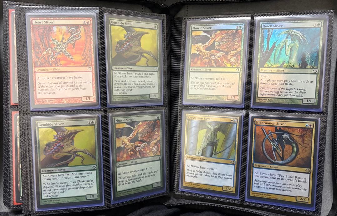 スリヴァー統率者デッキ日本語、プレミアムデッキ英語　デッキ単位のバラ売り可能