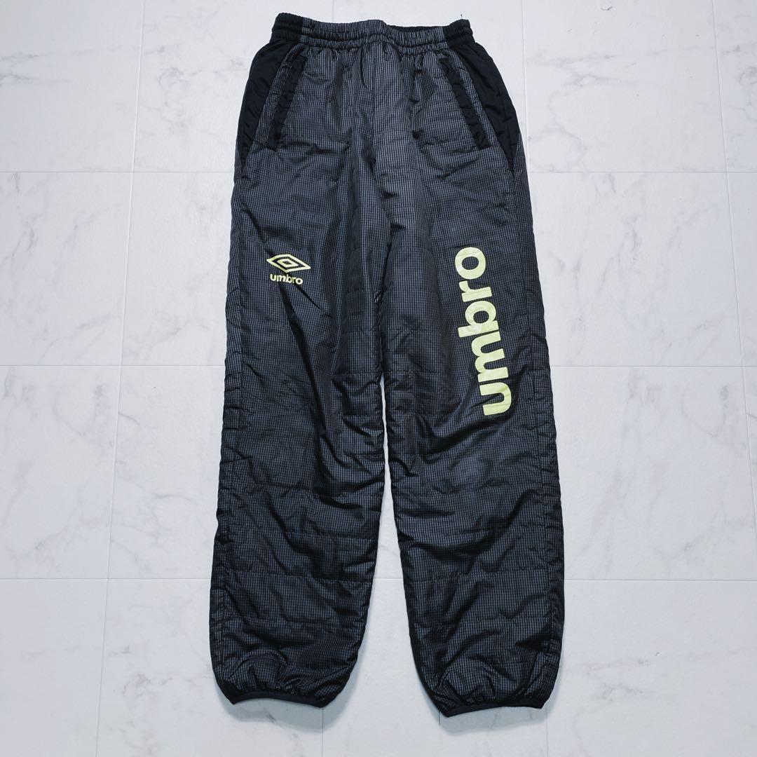 UMBRO アンブロ　中綿　ナイロンセットアップ　上下　ブラック　L