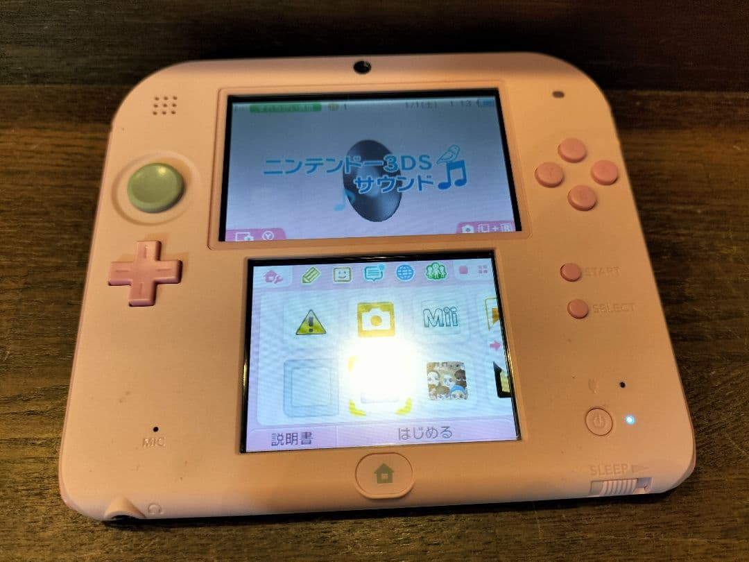 美品ニンテンドー2DS ピンク 箱付き