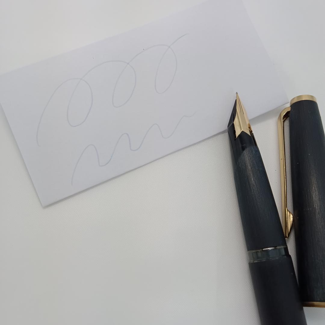 筆記確認済 Mont Blanc 220 木目調 ペン先 585 14K 万年筆