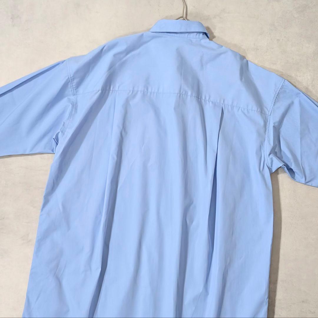 未使用タグ付★uncrave アンクレイヴ サイズ2 シャツワンピース ブルー