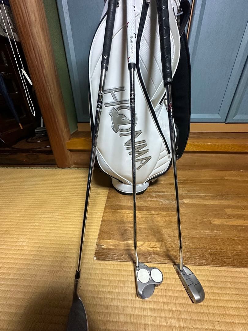 HONMA ゴルフバッグ ホワイト サイン入り左