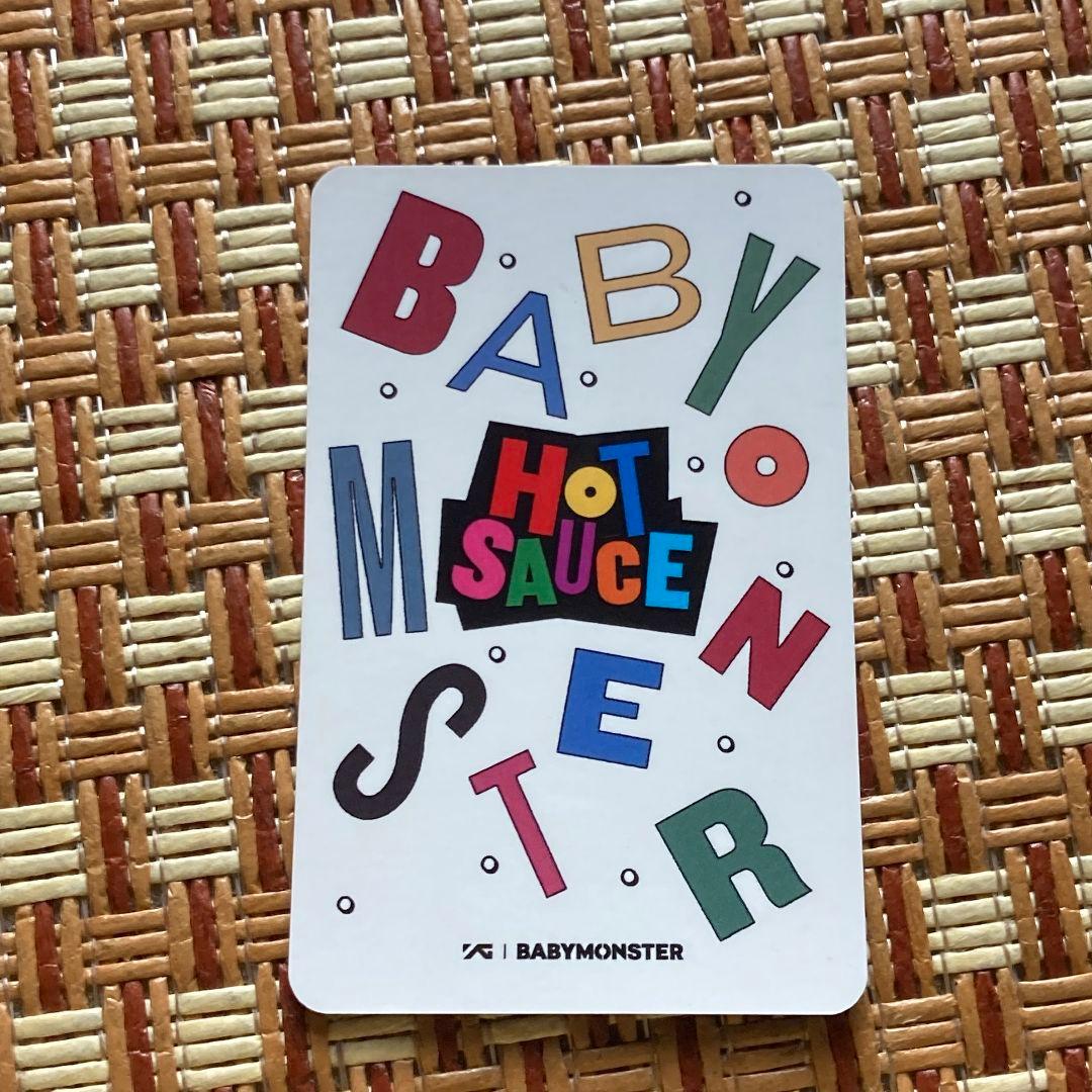 ルカ BABYMONSTER hot sauce トレカ