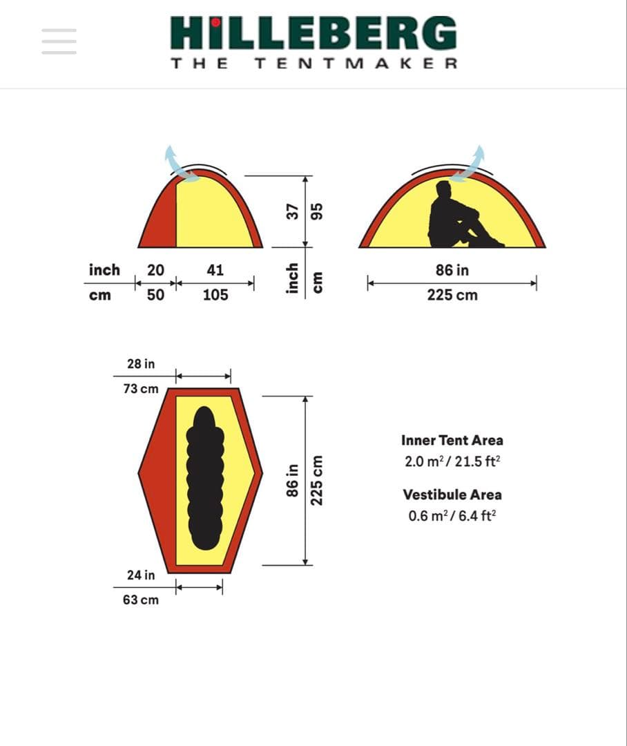 ヒルバーグ ソウロ BL フットプリント付きHILLEBERG ブラックレーベル