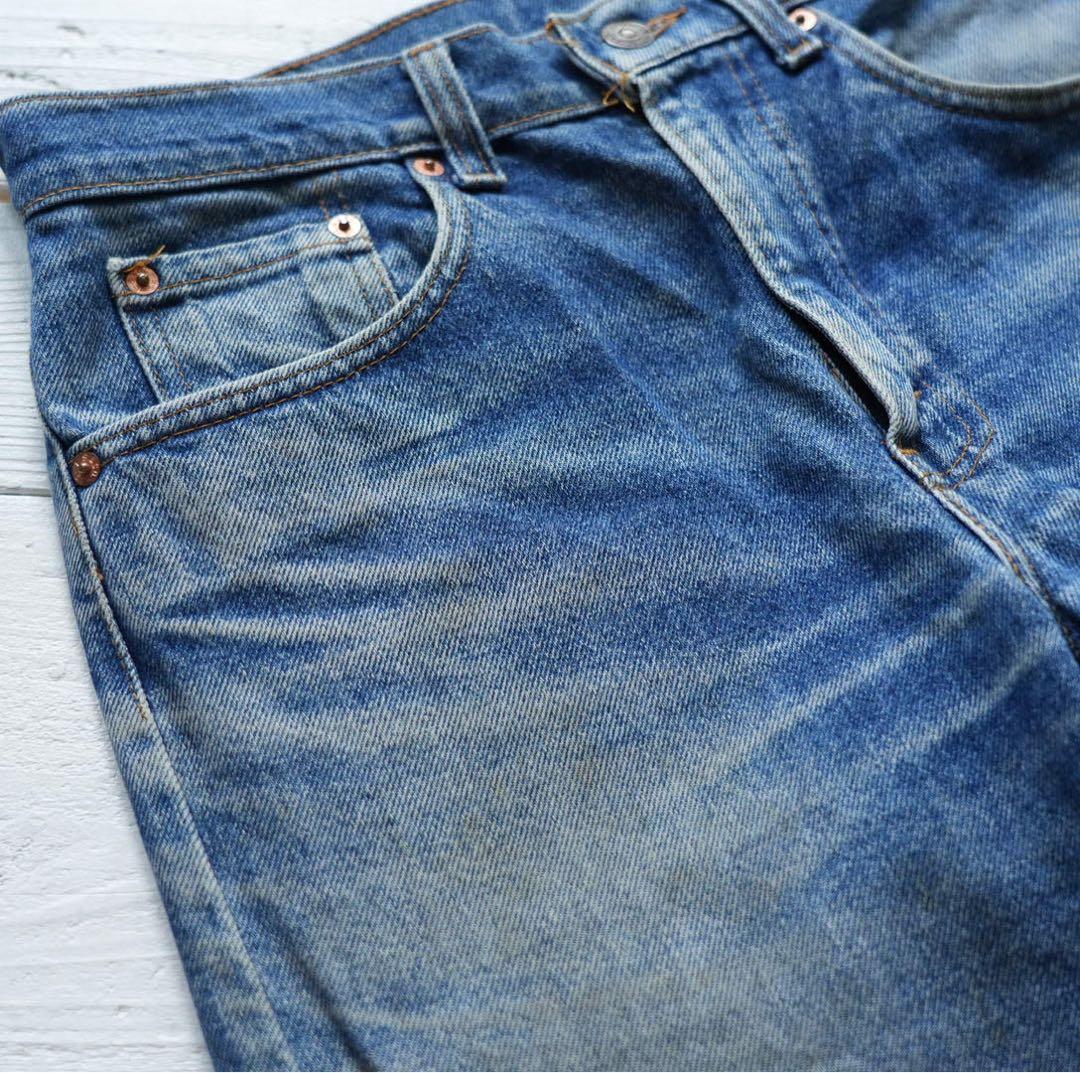 し*お様 【鬼ヒゲ・ハチノス】80s 90s Levi's 505 USA製　W