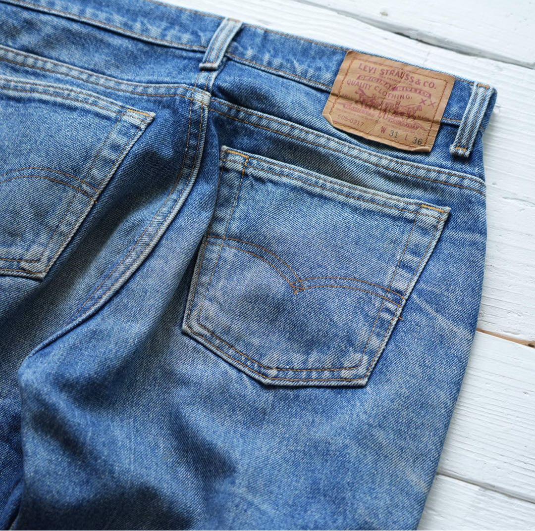 し*お様 【鬼ヒゲ・ハチノス】80s 90s Levi's 505 USA製　W