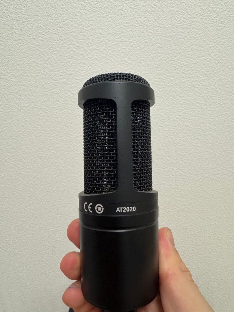 audio-technica AT2020 コンデンサーマイク 収納ケース付き