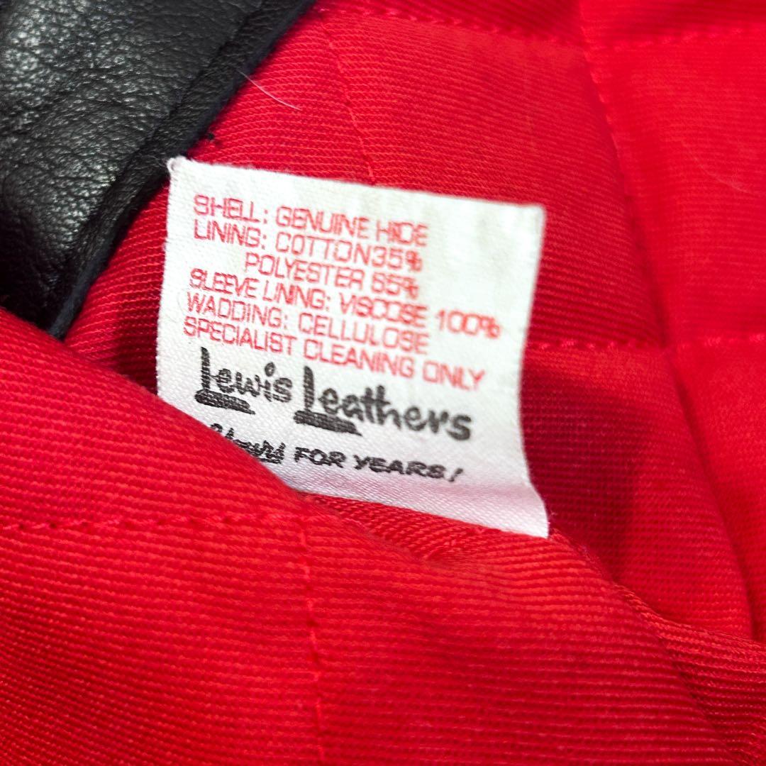 超美品✨ Lewis Leathers サイクロン 32 ブラック 馬革