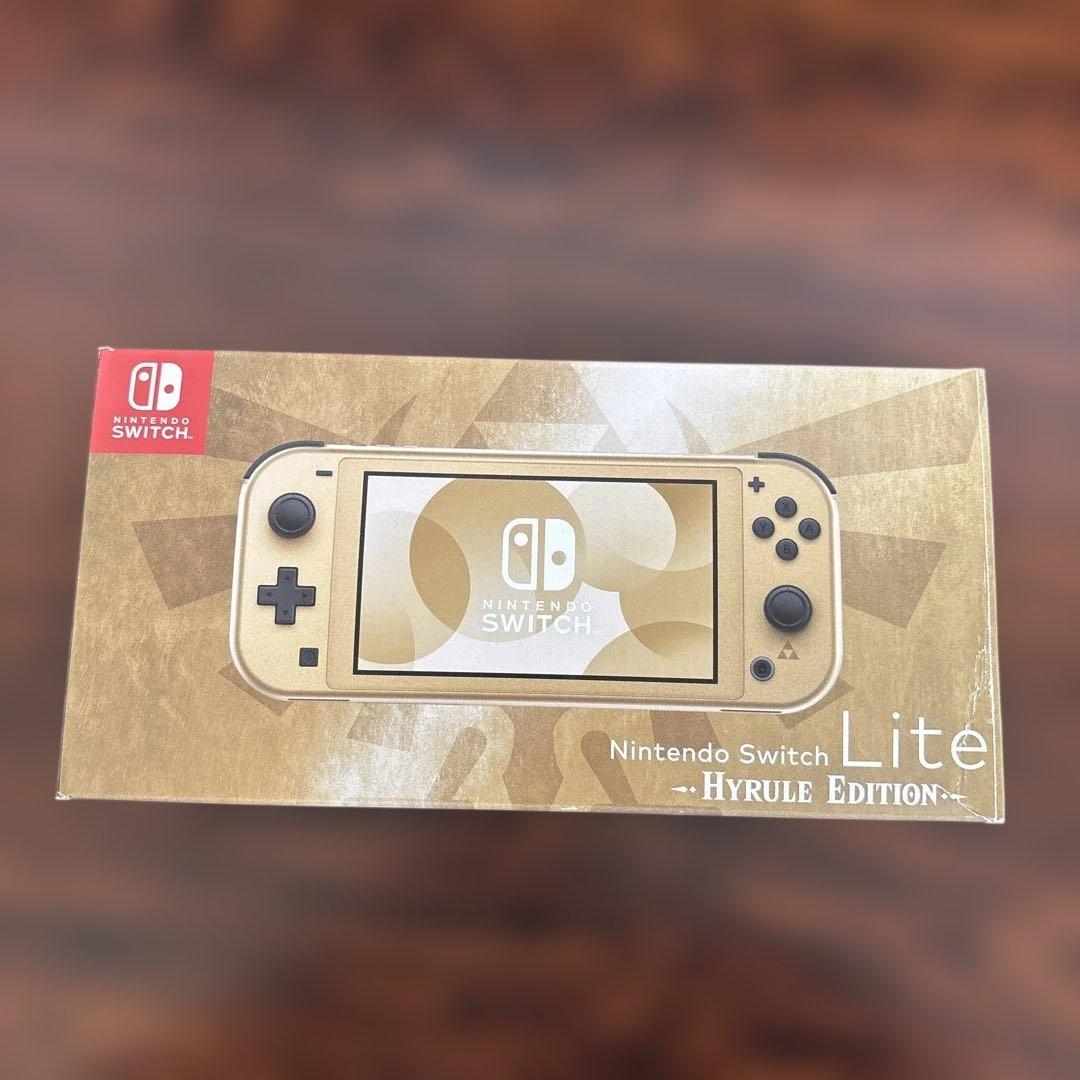 限定Switch Lite ハイラルED 箱充電器付