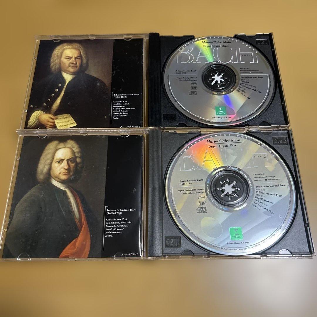 廃盤CDBOX　14CD　マリー・クレール・アラン　バッハ　オルガン作品全集