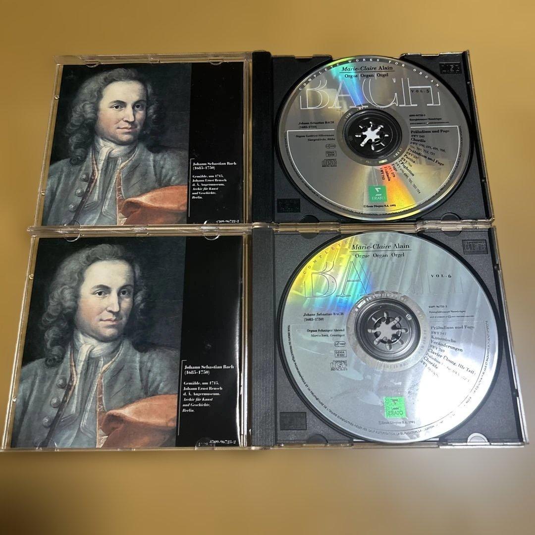 廃盤CDBOX　14CD　マリー・クレール・アラン　バッハ　オルガン作品全集