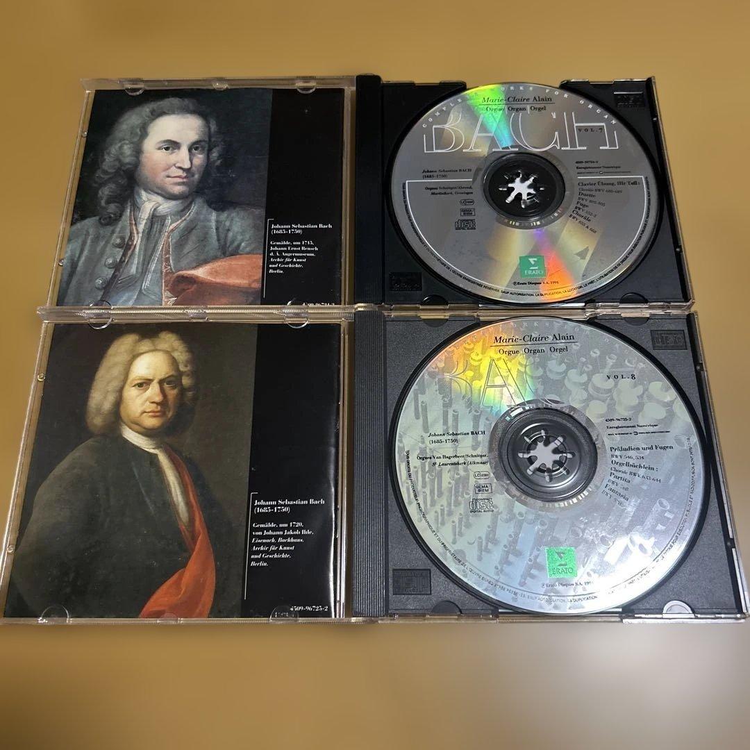 廃盤CDBOX　14CD　マリー・クレール・アラン　バッハ　オルガン作品全集