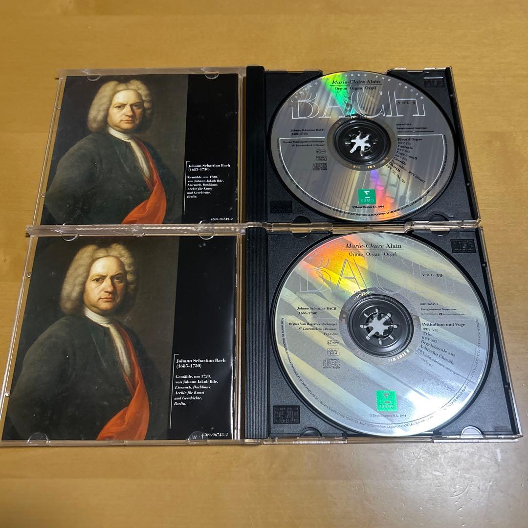 廃盤CDBOX　14CD　マリー・クレール・アラン　バッハ　オルガン作品全集