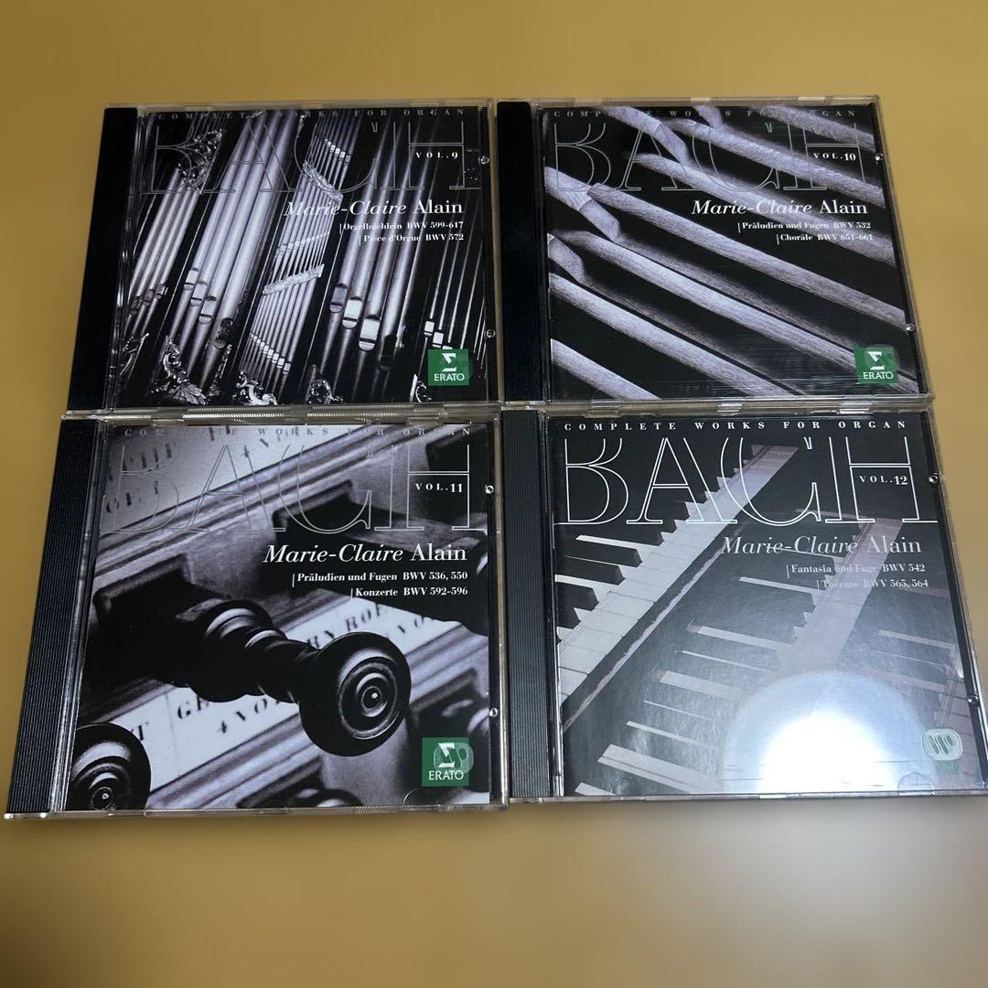 廃盤CDBOX　14CD　マリー・クレール・アラン　バッハ　オルガン作品全集