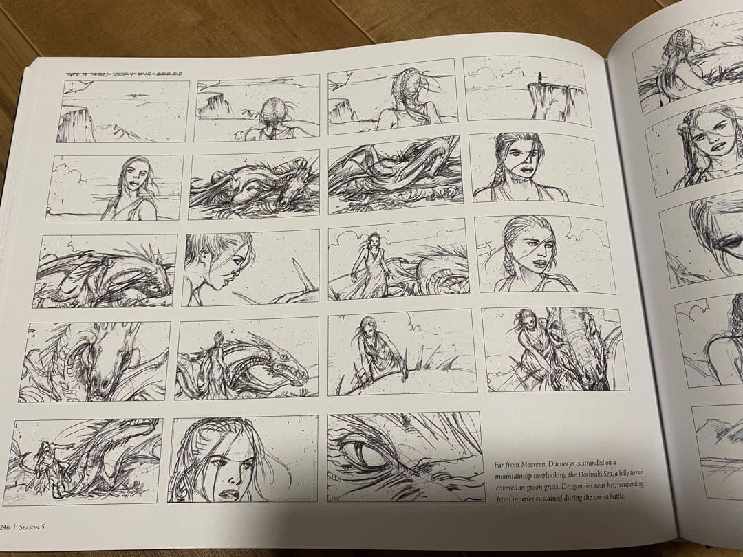 ゲームオブスローンズ Storyboards 洋書 ハードカバー