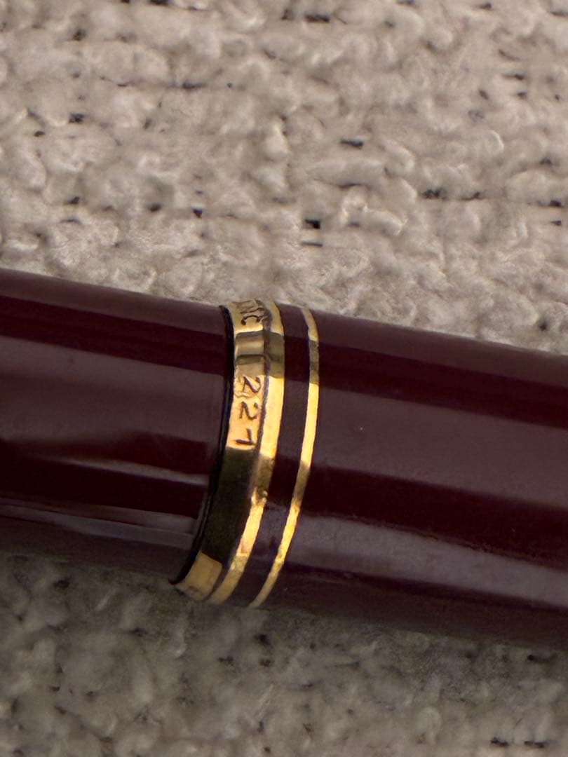 ◾️ボルドー色◾️MONT BLANC◾️モンブラン 万年筆 221◾️吸入式◾️