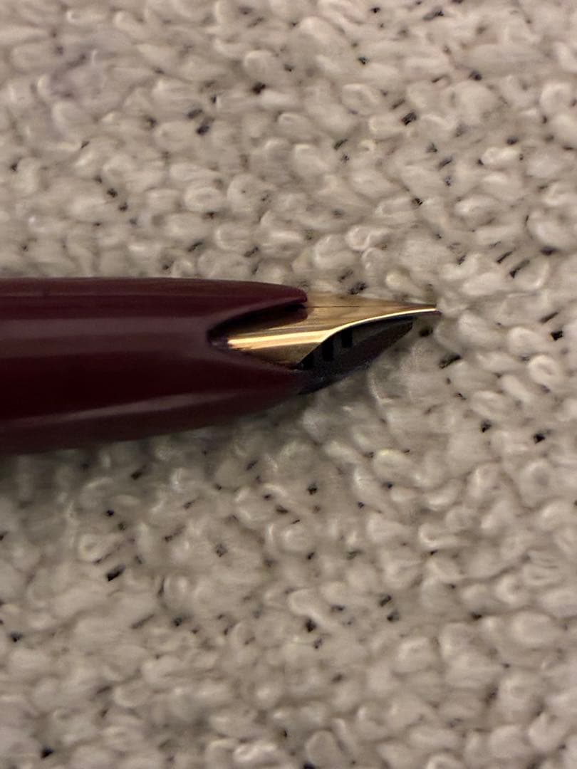 ◾️ボルドー色◾️MONT BLANC◾️モンブラン 万年筆 221◾️吸入式◾️