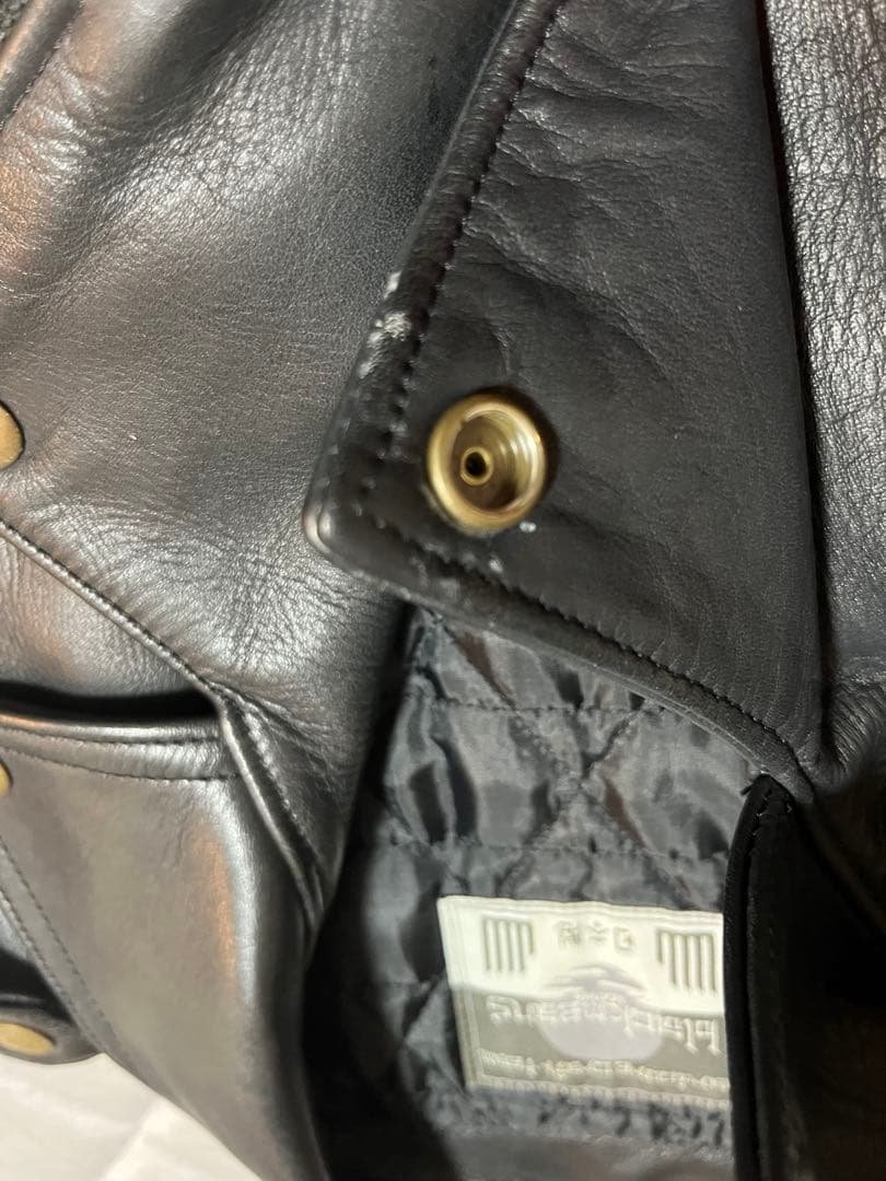 ジャケット・アウター blackmeans 945-74TJ07-5 (BLACKxGOLD ZIP)
