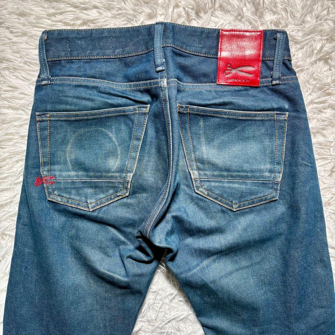 【極美品】デンハム　RAZOR 日本製　W28 限定生産品　赤耳　スリムフィット