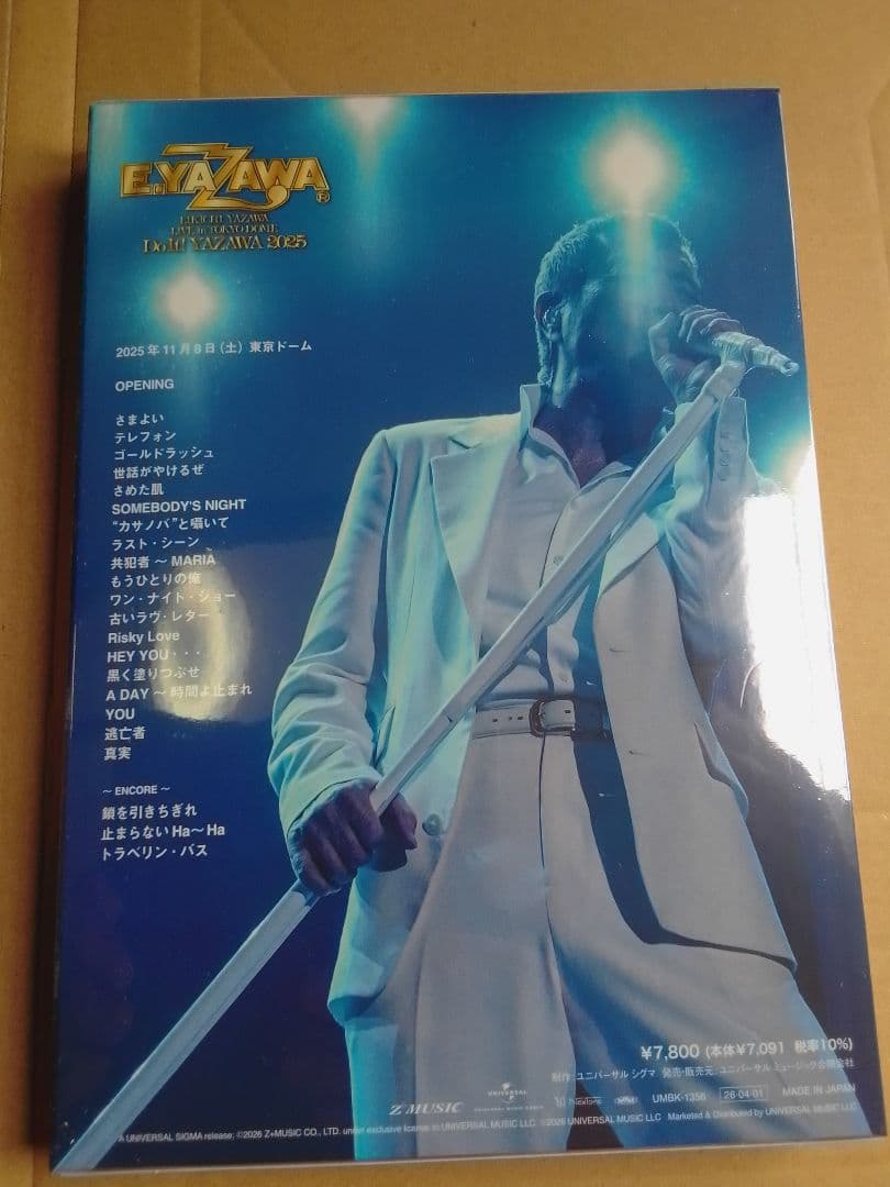 新品 矢沢永吉 LIVE in TOKYO DOME 2025 アクスタ付き