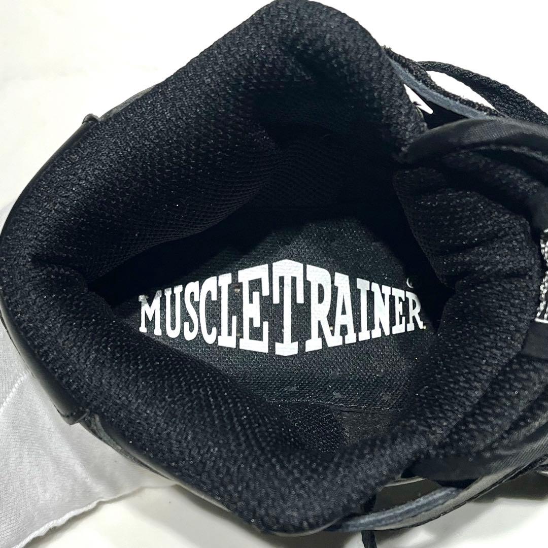 極美品☆マッスルトレーナー／ウェイトシューズ 25cm 3E 黒 ダイエット靴