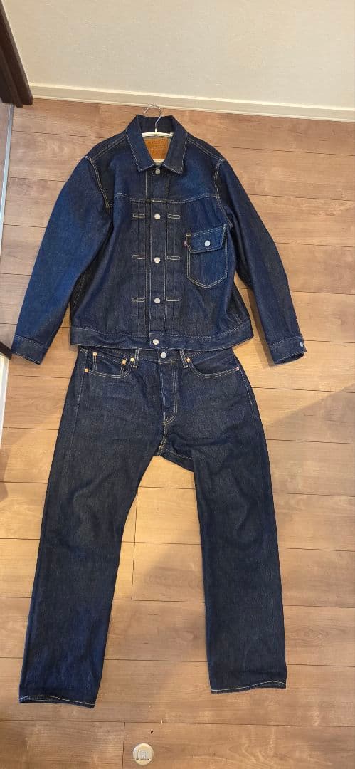 Levi's リーバイス デニムセットアップ ジャケット パンツ セルビッチ