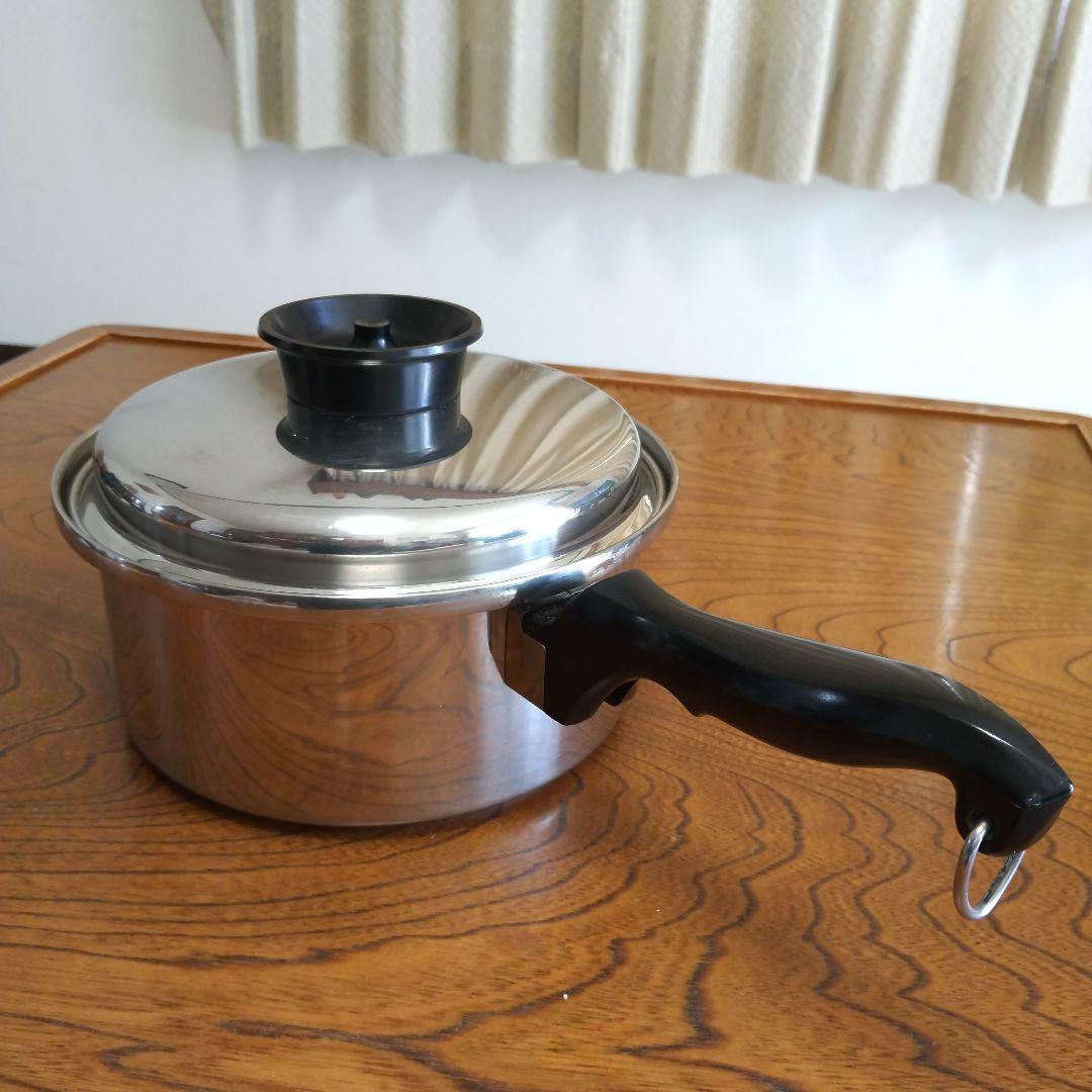 ステンレス鍋 両手鍋 片手鍋 Chef's Ware アメリカ製 使用品