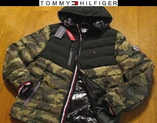 L日本サイズ位トミーヒルフィガーUSA限定極暖蓄熱ダウンジャケット耐風耐水蓄熱