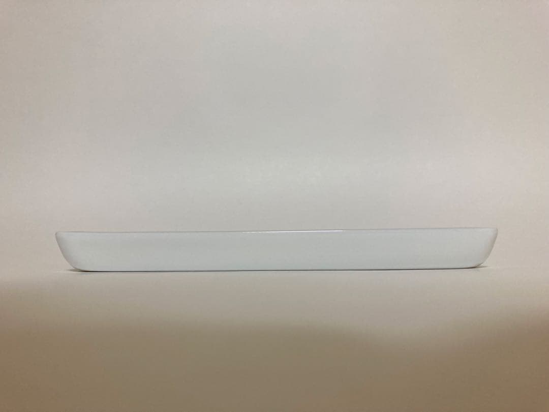 エルメスHERMESシェーヌダンクルプラチナ　長方形皿スクエアプレート陶器トレイ