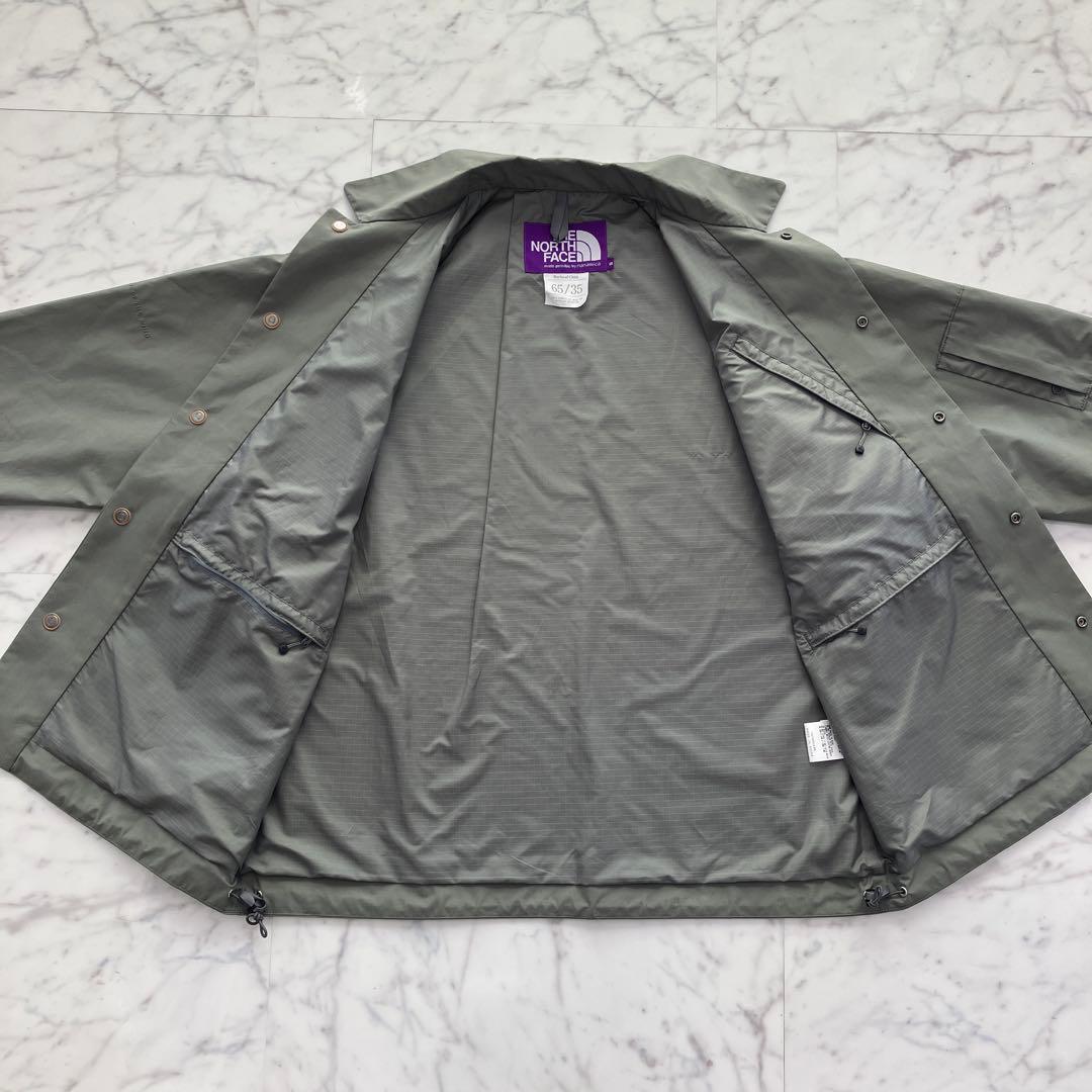 【美品】THE NORTH FACE パープルレーベル コーチジャケット カーキ