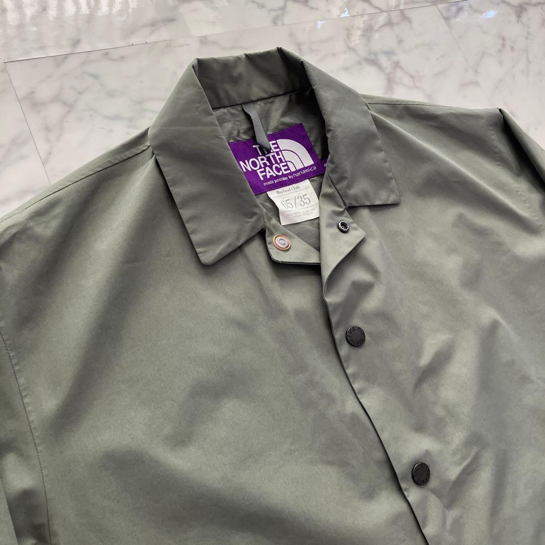 【美品】THE NORTH FACE パープルレーベル コーチジャケット カーキ