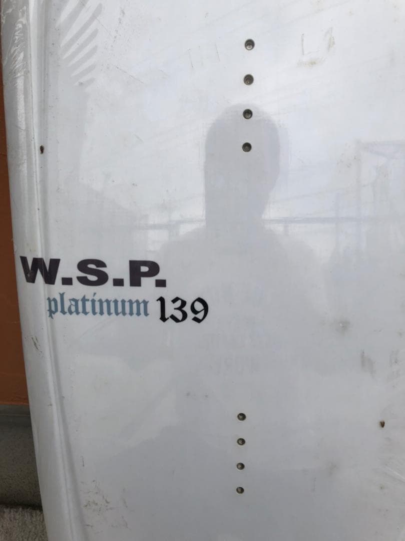 ウェイクボード　新品　WSP　PLATINUM 139　WHITE