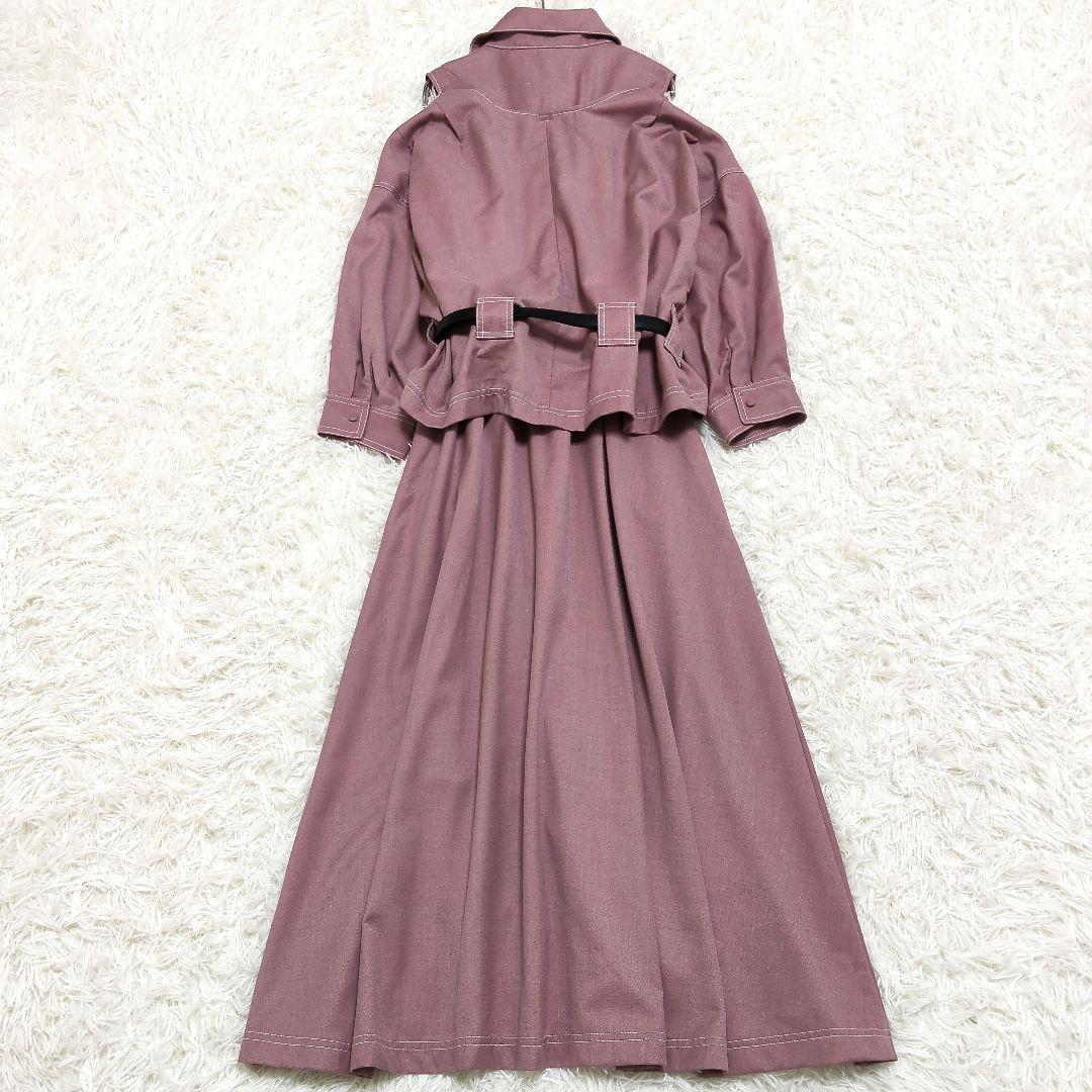 826 アメリヴィンテージ GENTLEWOMAN OVERLAP DRESS