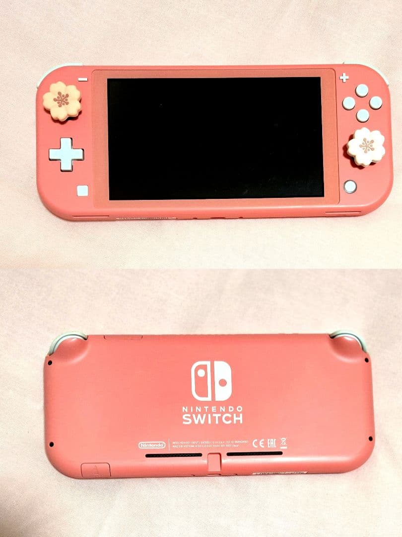 【翌日発送】Nintendo Switch Lite コーラルピンク 充電器付き