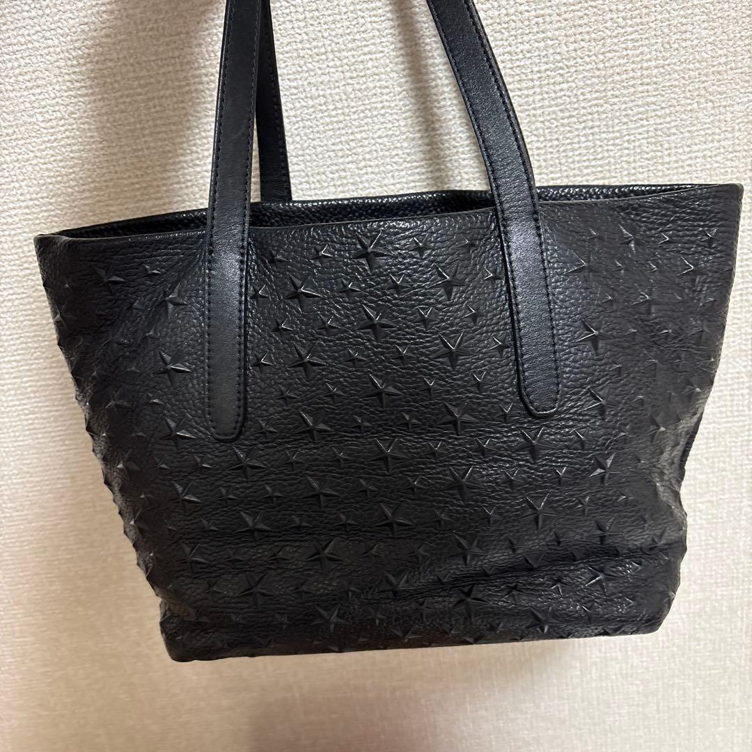 JIMMY CHOO ブラック トートバッグ