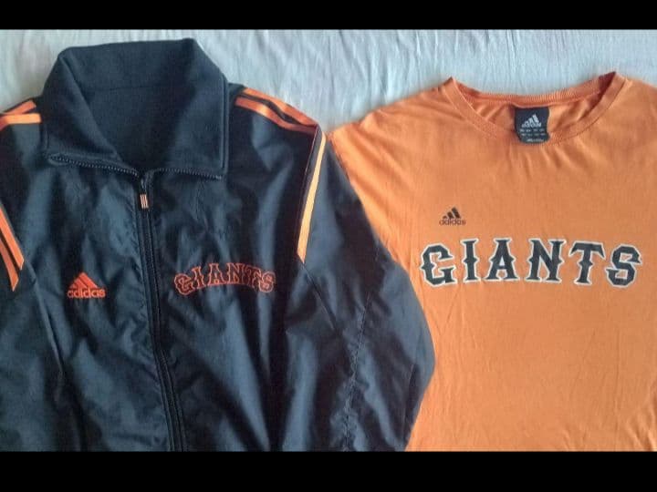 【プロ野球 読売巨人軍 GIANTS グラウンドジャケット・Tシャツ】2点セット