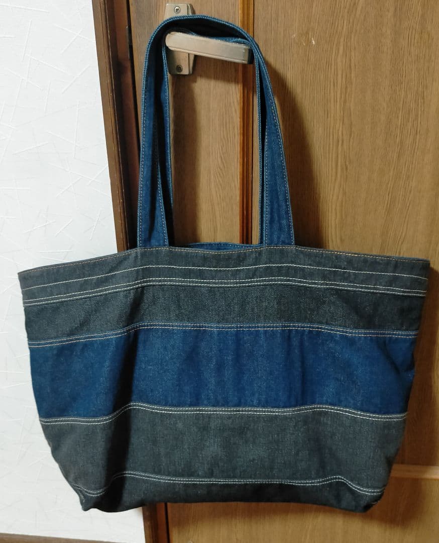 DIESEL デニム インディゴ トートバッグ