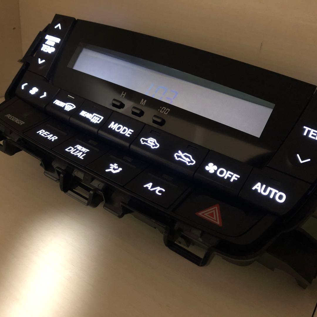 20ヴェルファイア アルファード　前期 エアコンパネル LED打ち替え 本体込み