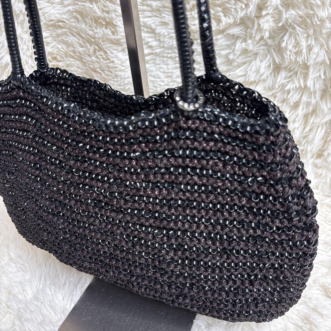 【美品】ANTEPRIMA アンテプリマ ワイヤーバッグ ブラック