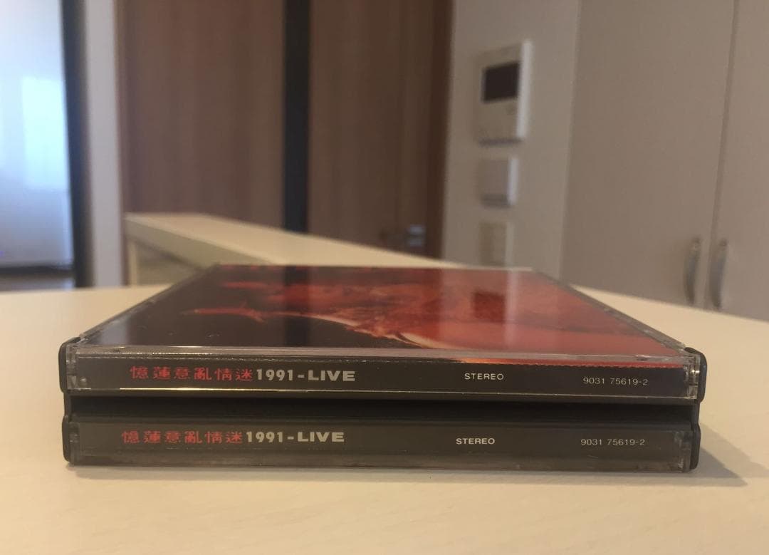 美品2xCD－林憶蓮 サンディラム・1991年「LIVE〜1991憶蓮意亂情迷」