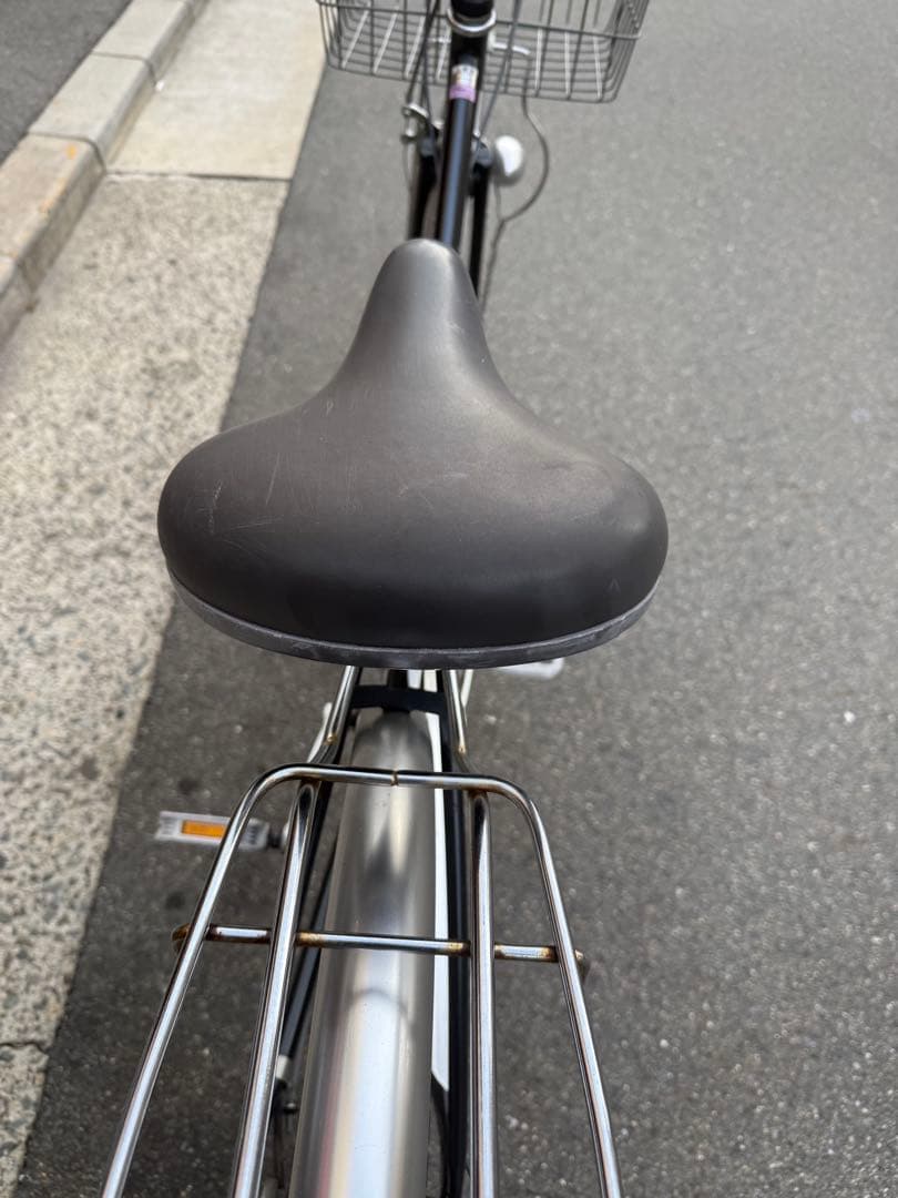 159 自転車 大阪市 【引取り限定】 美品 27インチ 変速付き