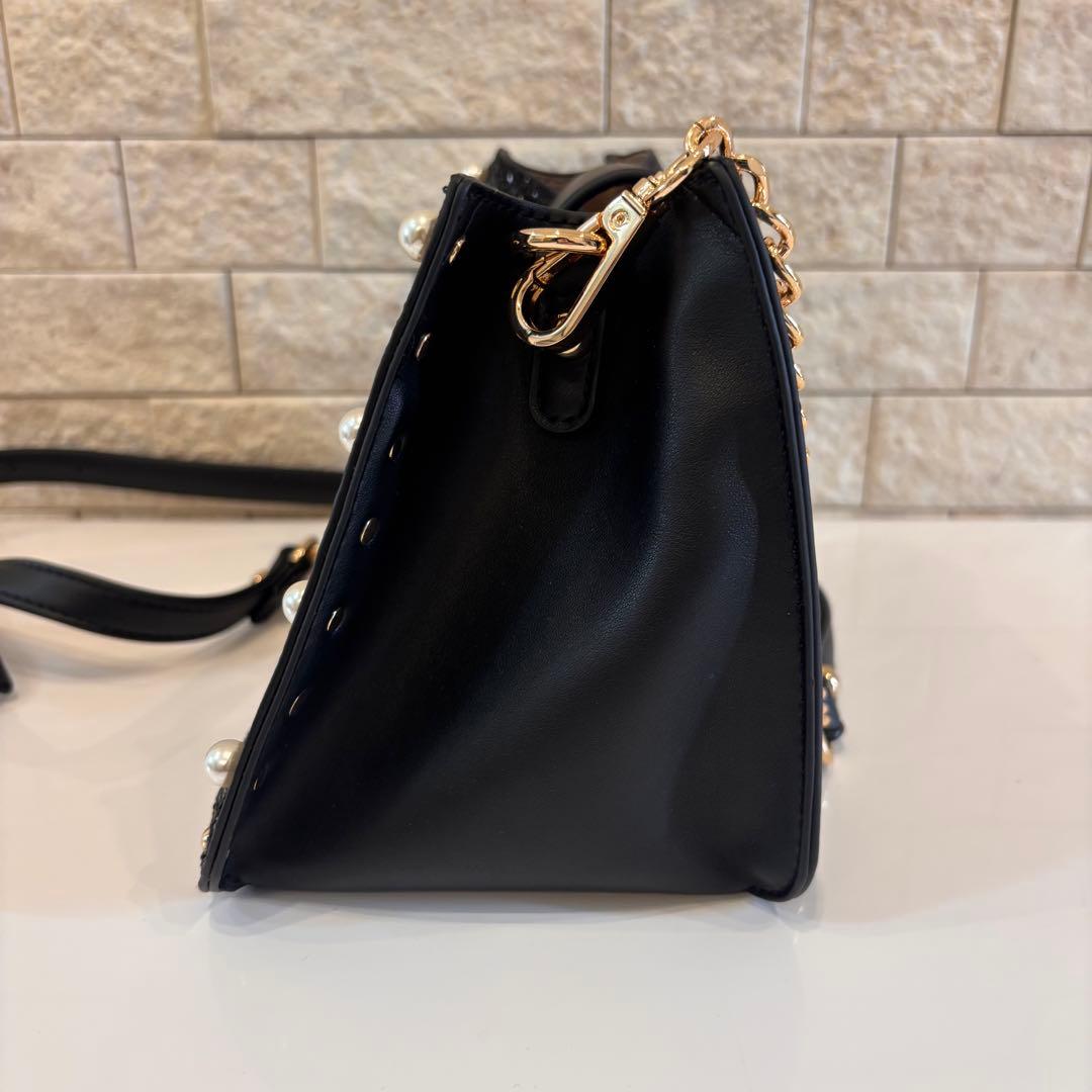 【美品】DAIANA ダイアナ パーティーバッグ ショルダーバッグ ハンドバッグ