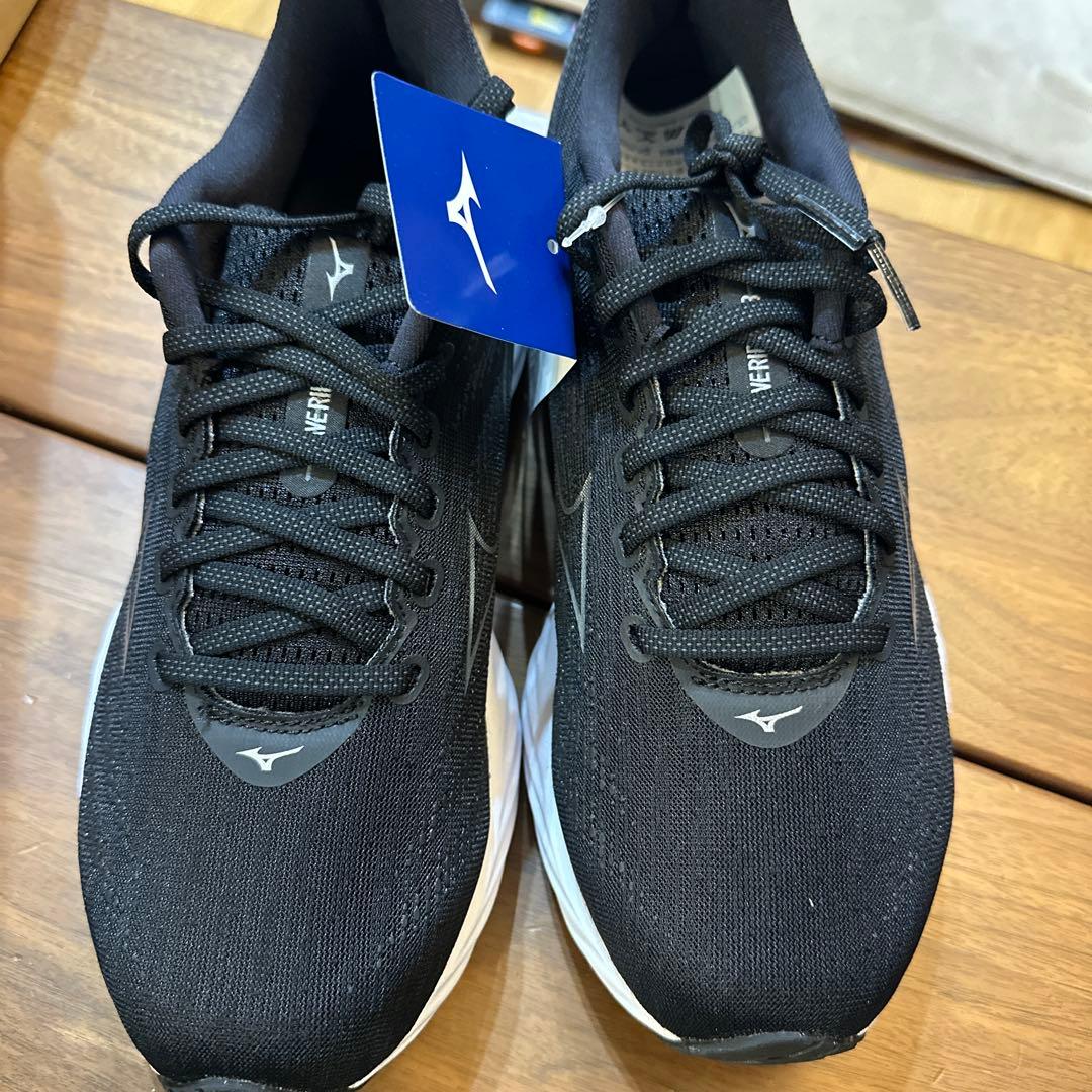 Mizuno ウェーブライダー28 ブラック ランニングシューズ　26.5cm