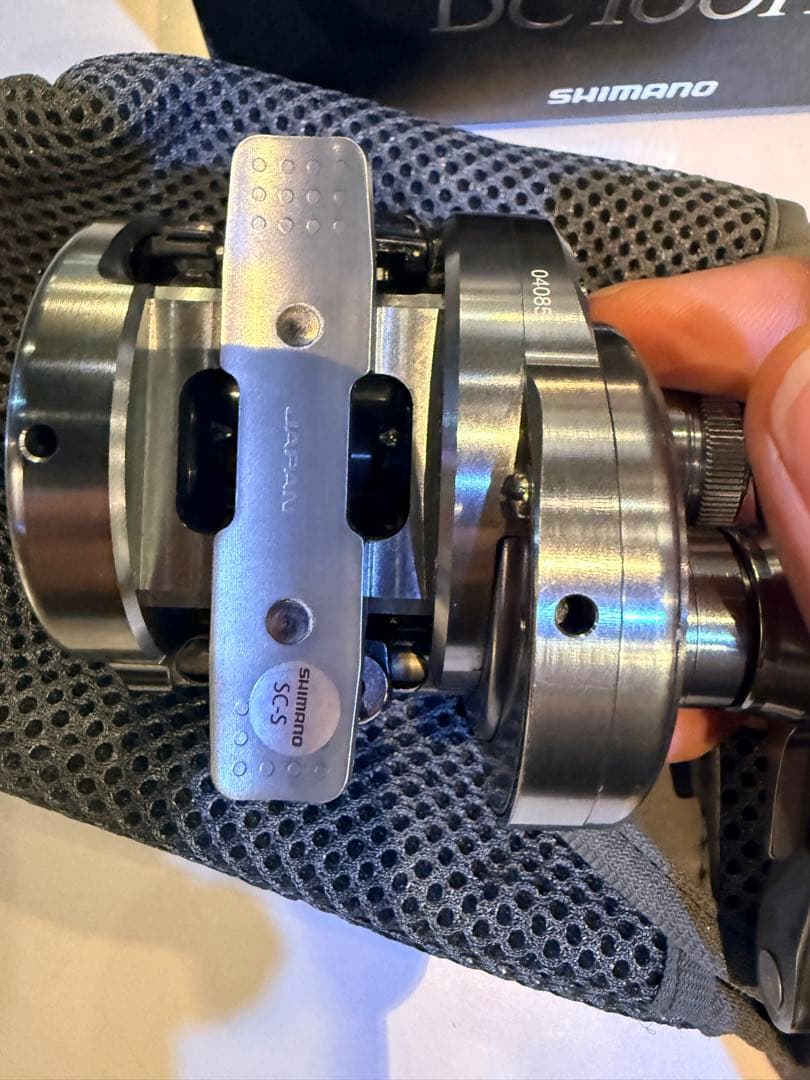 20カルカッタコンクエストDC100HG中古実釣5回ほどフィールド使用カスタム有
