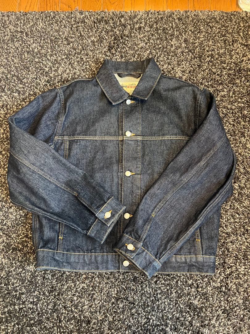 stussy TRUCKER JACKET DENIM Sサイズ
