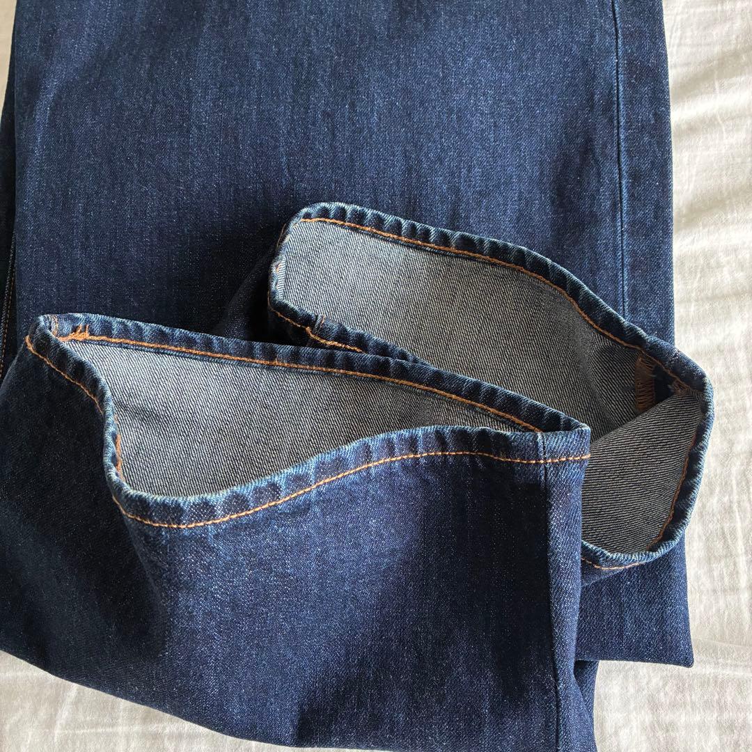 か*う様 Levi's WIDE PLEAT CROP W30 インディゴ