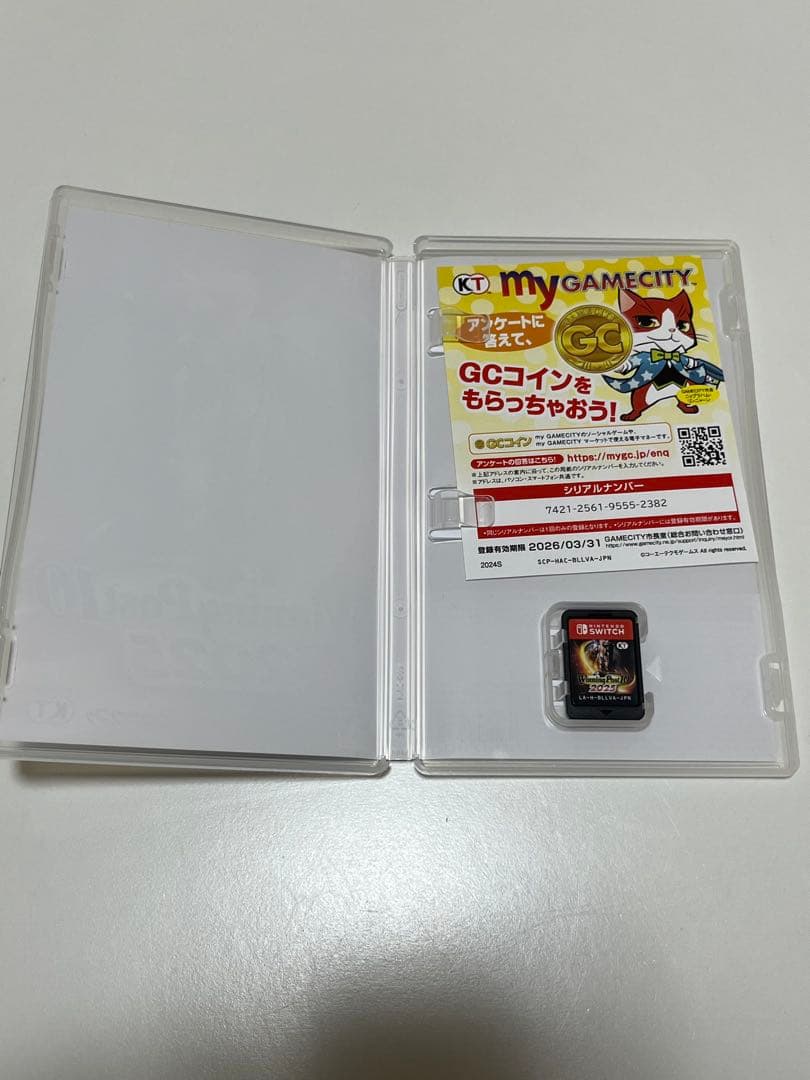 ウイニングポスト10 2025 Switch版ソフト